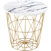 HARISSA G Halmar Ława Biały Marmur Podstawowe