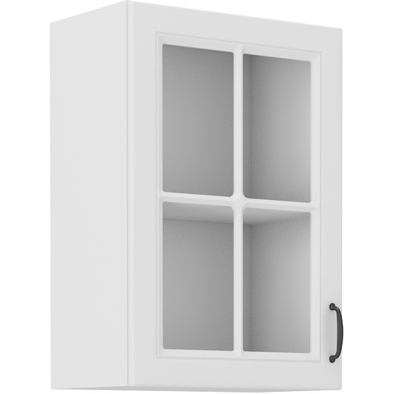 Szafka górna wisząca z witryną 40 GS-90 1F STILO BIAŁY MAT Podstawowe (1)