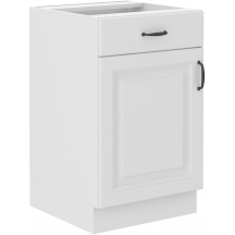 Szafka dolna stojąca 1 drzwi 50 D 1F 1S STILO BIAŁY MAT Podstawowe (1)