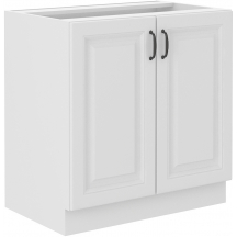 Szafka dolna stojąca 2 drzwi 80 D 2F STILO BIAŁY MAT Podstawowe (1)