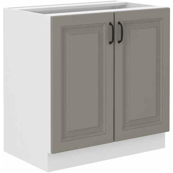 Szafka dolna stojąca 2 drzwi 80 D 2F STILO CLAY GREY Podstawowe (1)