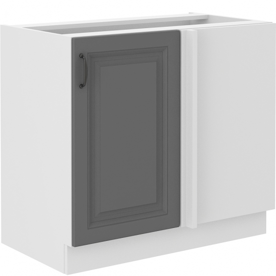 Szafka dolna stojąca narożna 1 drzwi 105 ND 1F STILO DUST GREY Podstawowe (1)