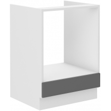 Szafka dolna stojąca pod zabudowę piekarnika 60 D GAZ STILO DUST GREY Podstawowe (1)