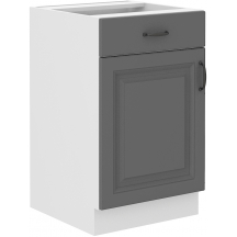 Szafka dolna stojąca 1 drzwi 50 D 1F 1S STILO DUST GREY Podstawowe (1)