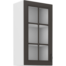 Szafka górna wisząca z witryną 40 GS-90 1F STILO GRAFIT MAT Podstawowe (1)