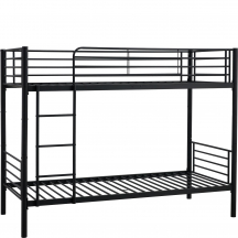 BUNKY 90 Czarny Halmar Łóżko piętrowe Podstawowe