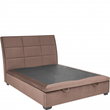 CONTINENTAL 2 łóżko 160 - beżowy tap. Monolith 09 Halmar Podstawowe