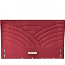 MODULO W3 łóżko 160 - wezgłowie bordowy tap. Monolith 59 MODULO Podstawowe