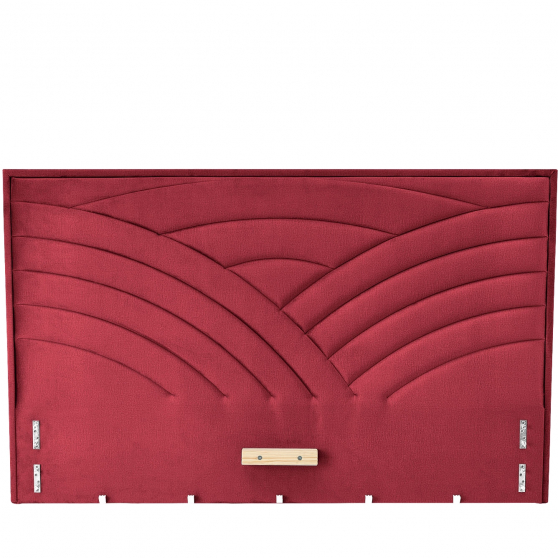 MODULO W3 łóżko 160 - wezgłowie bordowy tap. Monolith 59 MODULO Podstawowe