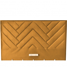 MODULO W1 łóżko 160 - wezgłowie musztradowy tap. Monolith 48 MODULO Podstawowe