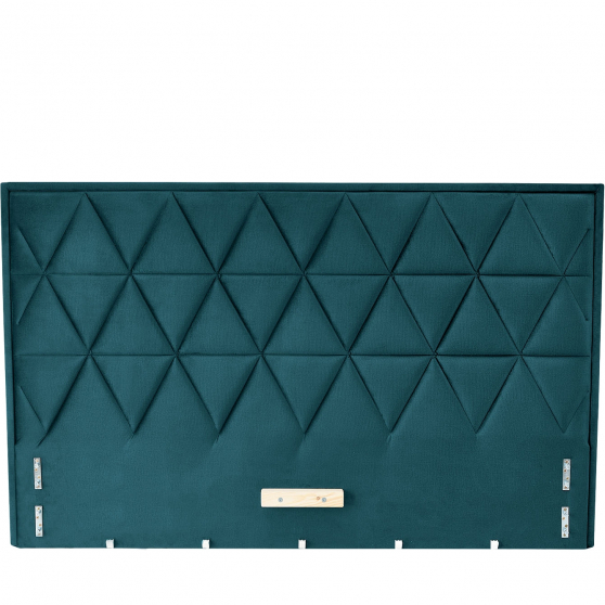 MODULO W5 łóżko 160 - wezgłowie ciemny zielony tap. Monolith 37 MODULO Podstawowe