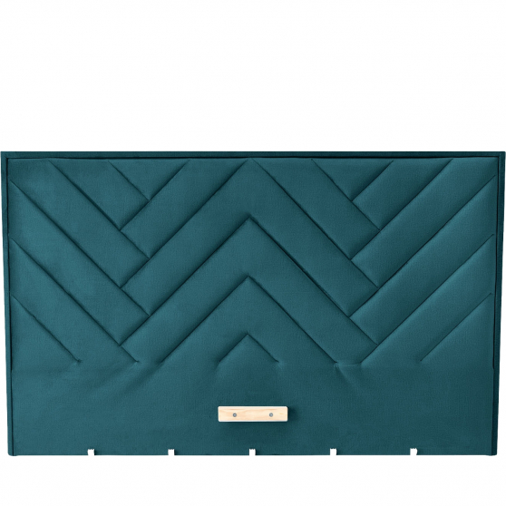 MODULO W1 łóżko 160 - wezgłowie ciemny zielony tap. Monolith 37 MODULO Podstawowe