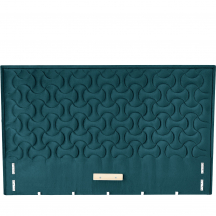 MODULO W2 łóżko 160 - wezgłowie ciemny zielony tap. Monolith 37 MODULO Podstawowe