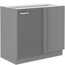 Szafka dolna stojąca narożna 1 drzwi 105 ND 1F GREY Podstawowe