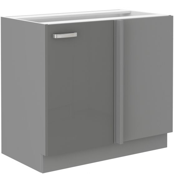 Szafka dolna stojąca narożna 1 drzwi 105 ND 1F GREY Podstawowe
