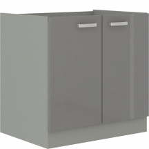 Szafka pod zlewozmywak 2 drzwi 80ZL 2F GREY Podstawowe