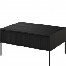 Ława TR-09 ryflowana Czarny / frez Prosty TREND Podstawowe