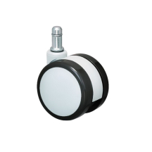 Kółka do foteli obrotowych gumowane CT60-281B 5szt Podstawowe