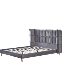 SCANDINO łóżko 160 Halmar popielaty Podstawowe