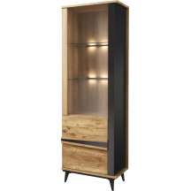 Witryna pojedyncza 1DS1D z oświetleniem Lewa ETNA Podstawowe