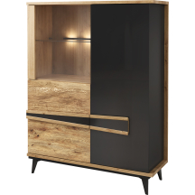 Szafka z barkiem 1DS2D z oświetleniem Lewa ETNA Podstawowe