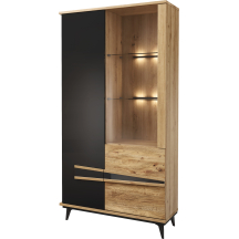 Witryna podwójna 1DS2D z oświetleniem Prawa ETNA Podstawowe