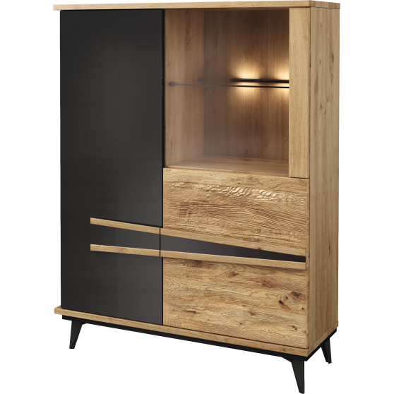 Szafka z barkiem 1DS2D z oświetleniem Prawa ETNA Podstawowe