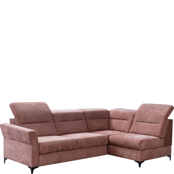 Narożnik z funkcją spania i pojemnikiem Prawy DENVER Podstawowe