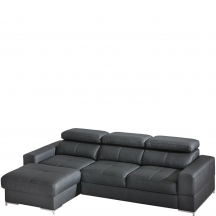 Narożnik rozkładany 1 Lewy OT/P+3/FB BAZALT Podstawowe