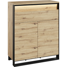 Komoda 2D1S z oświetleniem QG-02 QUANT Podstawowe