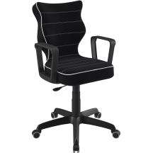 Fotel obrotowy młodzieżowy NORM CZARNY Podstawowe (1)