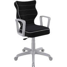 Fotel obrotowy młodzieżowy NORM SZARY Podstawowe (1)