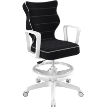 Fotel obrotowy młodzieżowy NORM WK+P BIAŁY Podstawowe (1)