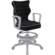 Fotel obrotowy młodzieżowy NORM WK+P SZARY Podstawowe (1)