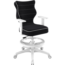 Fotel obrotowy młodzieżowy DUO WK+P BIAŁY Podstawowe (1)