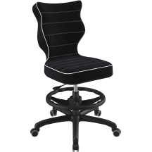 Fotel obrotowy młodzieżowy PETIT WK+P CZARNY Podstawowe (1)