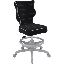 Fotel obrotowy młodzieżowy PETIT WK+P SZARY Podstawowe (1)