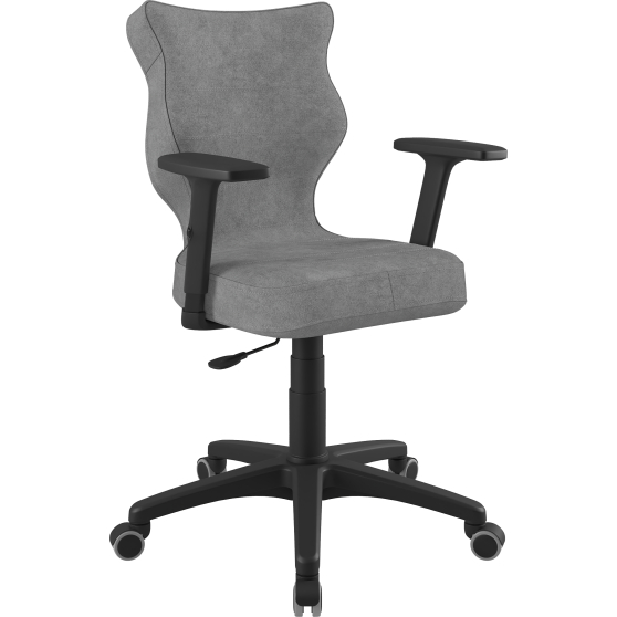 Fotel obrotowy biurowy UNI CZARNY Podstawowe (6)