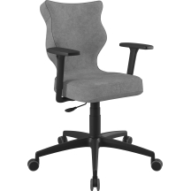 Fotel obrotowy biurowy PERTO PLUS CZARNY Podstawowe (6)