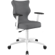 Kolor: Fotel obrotowy biurowy PERTO PLUS BIAŁY Podstawowe (17)