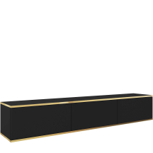 Szafka RTV-175 Czarny Mat ORO Podstawowe