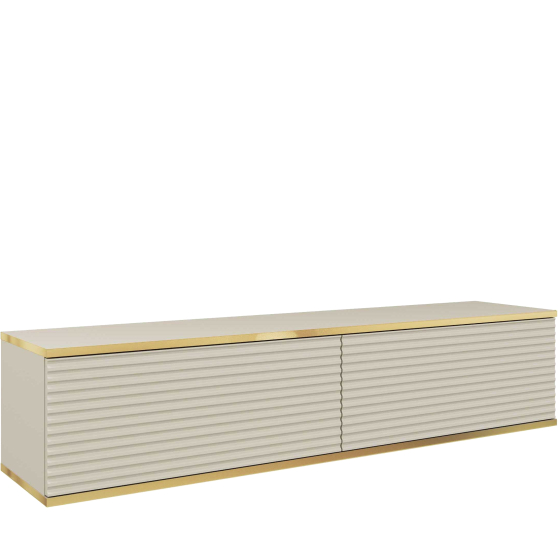 Szafka RTV-135 Beż Mat ORO MDF Podstawowe