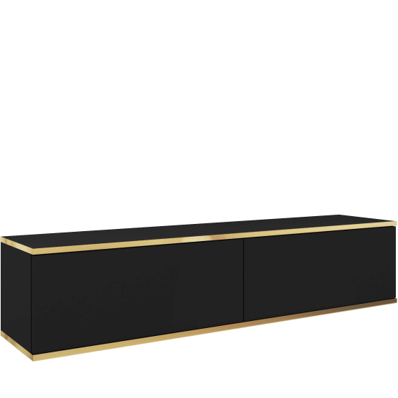 Szafka RTV-135 Czarny Mat ORO Podstawowe