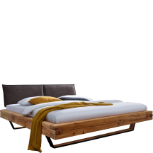 Łóżko 180 x 200 drewniane z dębu dzikiego BE-0583-0301 Podstawowe