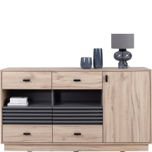 Komoda AL8 ALLMO DĄB ESTANA JASNY Podstawowe