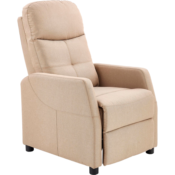 Rozkładany fotel wypoczynkowy AMARES beżowy Podstawowe