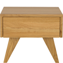 Szafka nocna drewniana bukowa SN402 Widok z innej strony (1)