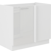 Szafka dolna stojąca narożna 1 drzwi 105 ND 1F LARA BIAŁY POŁYSK Podstawowe