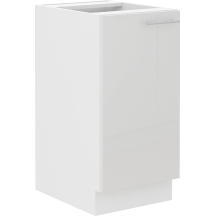 Szafka dolna stojąca 1 drzwi 40 D 1F LARA BIAŁY POŁYSK Podstawowe