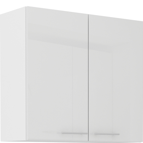 Szafka górna wisząca 2 drzwi 80 G-72 2F LARA BIAŁY POŁYSK Podstawowe